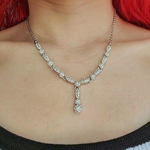 Swarovski drop necklace